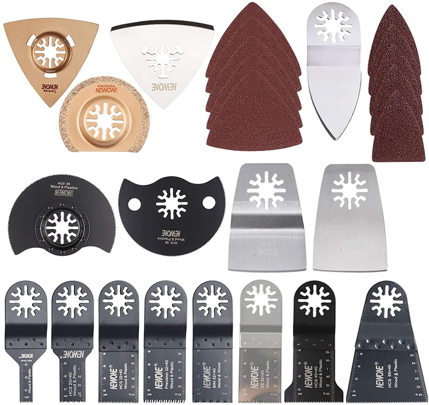 66pcs mix oscillating multi tool saw blade 66pcs mix oscillating multi tool saw blade