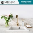 thumbnail image 4 of Strictly Sinks Liquid Soap Dispenser Stainless Steel Refillable Dish Soap Dispenser Bottle with Pump, 4 of 8