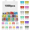thumbnail image 1 of Tignapoo Kit d'Assortiment de Fusibles à Lame Automobile de 1000 Pcs avec Tailles Mini et Standard pour Protection Électrique de Véhicule, 1 of 6