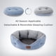 thumbnail image 5 of Cama para mascotas para perros y gatos pequeños, lavable, 50 cm, 5 of 8