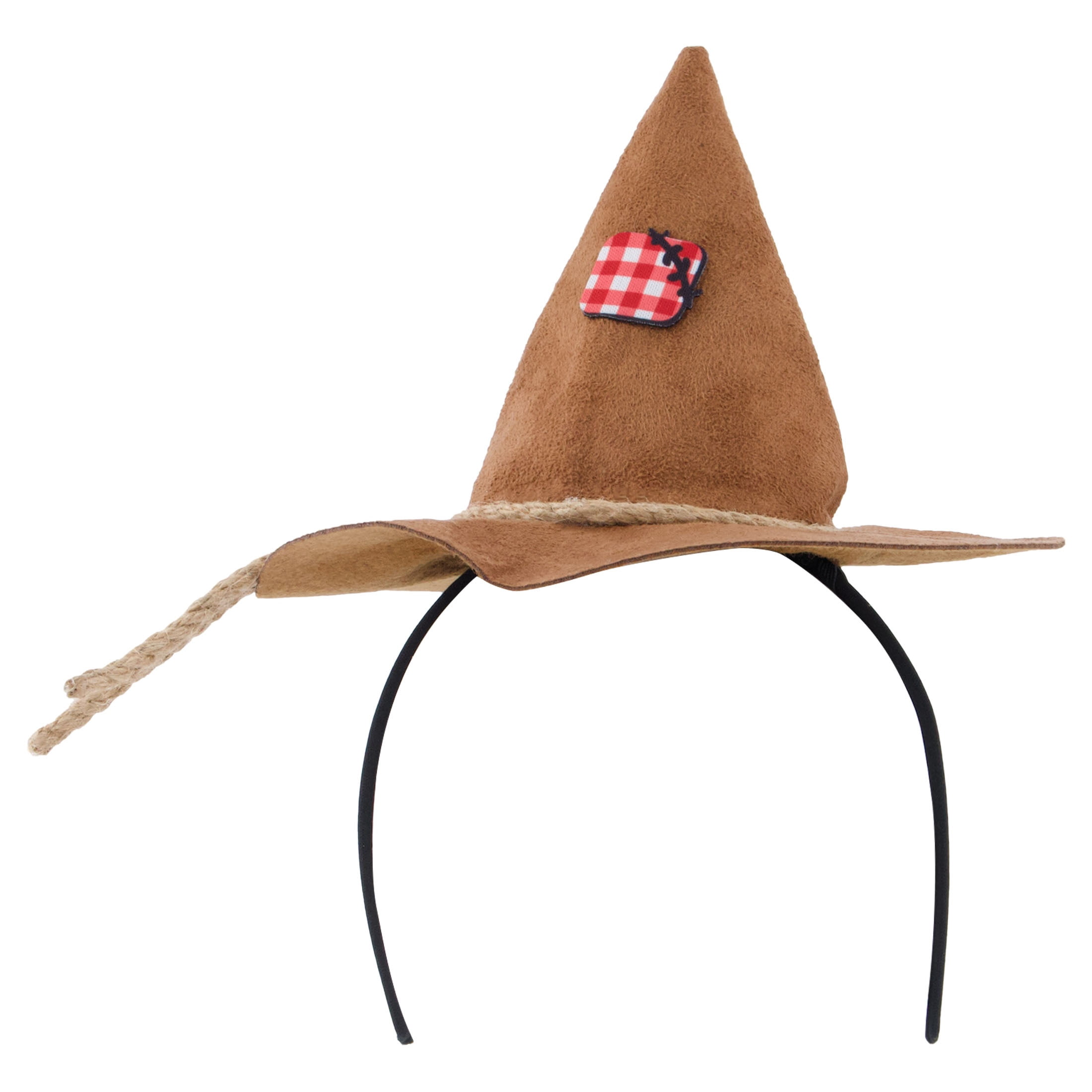 Scarecrow Costume Accessory Kit for Adults, Brown, 4 Pieces, Halloween by Way To Celebrate