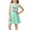 Green, variant on Cethrio Girls' Summer Nightgowns, Mid-length Graphic Sleeveless Loose Girls' Sleepwear Blue Size 7-8 T