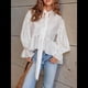 thumbnail image 5 of Blusa con Lazo Delantero para Mujer, Blusa Peplum, Blusa de Larga para Salir, Blusa de Vacaciones de Verano. XXL, 5 of 7