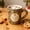 B B, variant on Iumwxz Seaglass Christmas Cup Handcrafted Festive Drinkware Shimmer Embedded Decorative Holiday Gift Cocoa Coffee Tea Mug Memorable Home Kitchen 1 Pc