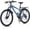 Blue, variant on NEORIVER 24 Inch Mountain Bike, 21-Speed All-Terrain Bicycle with Suspension Fork, Dual Disc Brakes, Rear Rack & Internal Cable Routing