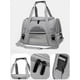 thumbnail image 5 of Bolsa transportadora para gatos plegable y lavable, color morado (44*28*25CM) para gato, gatito, cachorro, conejo, mascota, certificación de aviación, 5 of 5