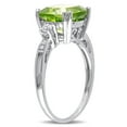 thumbnail image 3 of Everly Women's Created Sapphire and Created Peridot 10k White Gold Ring, 3 of 7