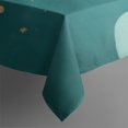 thumbnail image 4 of Teal and Gold Marble Wavy Lines Pattern Rectangle Tablecloth 60"x120",Waterproof Polyester Rectangle Table Cloth, Wipeable Spillproof Polyester Tablecloth for Dining, Camping, Indoor and Outdoor, 4 of 6