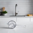 thumbnail image 2 of Cuisinox Fine Mesh Strainer, Stainless Steel with Handle, 3" x 8", 2 of 3