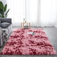 thumbnail image 1 of EIMELI Soft Area Rug Fluffy Rug Tie-dye Gradient Shaggy Rug For Bedroom Living Room Home Decor  Sky Blue 40*120CM, 1 of 7