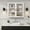 28"W White, variant on 28"W Bathroom Wall Cabinet with Glass Doors, Floating Cabinet with Adjustable Shelf, Wall Mounted Display Cabinet for Living Room/Kitchen/Dining Room, White (Black and Golden Handle Include)
