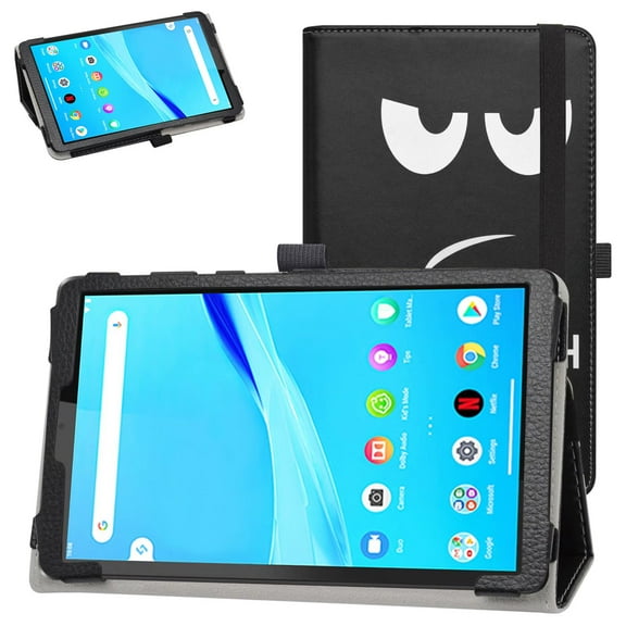 Labanema 8" Lenovo Tab M8 HD (2nd Gen) /Smart Tab M8 (TB-8505F) Case, PU Leather Folio Stand Protective Case, Cover for 8" Lenovo Tab M8 HD (2nd Gen) /Smart Tab M8 (TB-8505F) (Big Eyes)