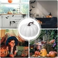 thumbnail image 4 of White Pumpkins,Craft Pumpkins,Foam Pumpkins For Crafts,Rustic Harvest White Artificial Pumpkins For Halloween,Fall Thanksgiving Decorating Harvest Embellishing And Displaying,1 PC, 4 of 6
