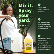 Pump Up Sprayer with 1 Gallon Mosquito Killer & Repellent Concentrate