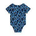 thumbnail image 2 of Rocae Blue Butterfly for Baby Climbing Clothes Soft Baby Romper for Active Infants Comfortable and Breathable Crawling Jumpsuit Unisex Baby Outfit 2 Years, 2 of 8