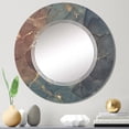 thumbnail image 2 of DESIGN ART Designart 'Grey And Brown Abstract Marble Art' Printed Modern Wall Mirror 20in.x30in., 2 of 5
