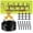 49.2 ft, variant on 50/ 100ft Drip Irrigation Kit Plant Watering System 8x5mm Blank Distribution Tubing DIY Automatic Irrigation Equipment Set for Garden Greenhouse Flower Bed Patio Lawn