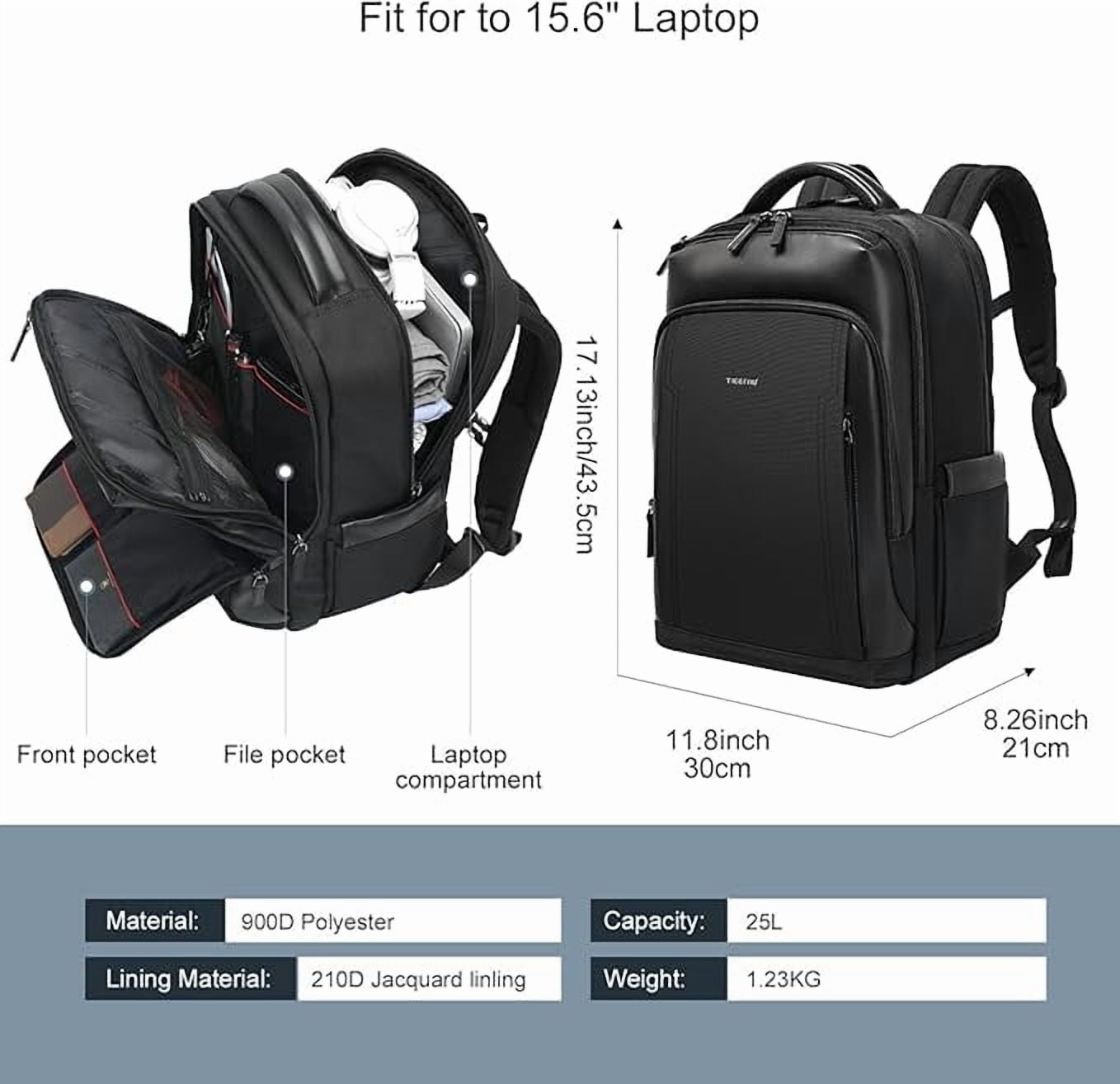 2017 tigernu anti-theft usb charging men 15.6inch laptop backpack Hidden Anti theft Zipper 15.6 inch School Backpacks Water Repellent Travel 20L Multi Charger Male Mochila and daily use. TIGERNU 15.6 Inch Laptop Backpack
