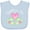 AE-Light Blue, variant on Inktastic Daddy's Girl Heart Flowers Girls Baby Bib