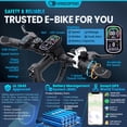 thumbnail image 6 of Gyrocopters Zeil Mountain Electric Bike for adults with 500 W Motor, 27* 5” tires, Speed up to 32km/h (20 mph), PAS Range up to 91 km ( 57 mi ), 480 WH Removable Battery, Shimano 7,UL-2849 approved, 6 of 10