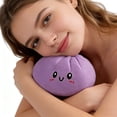 thumbnail image 7 of Neeoh Giant Dumpling Squishy for Adults, 10 Inch Jumbo Dumpling Stress Ball, Soft Squeeze Decompression Dough, Anxiety Relief Fidget, Adult Fidget Tool (Purple), 7 of 7