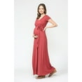 thumbnail image 2 of Surplice Maternity Nursing Maxi Dress, 2 of 3
