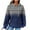Blue, variant on RYRJJ Hoodies for Women Casual Waffle Drawstring Hooded Sweatshirt with Pockets Comfort Long Sleeve Pullover Hoodies(Brown,XXL)