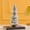 D, variant on Tabletop Flocked Christmas Tree with Wooden Base Mini Artificial White Snow Xmas Pine Tree Crafts Desktop Christmas Decorations Indoor for Holiday Bedroom Home Party Decor