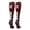 #00, variant on Player Id Number Socks Over the Calf Maroon White (#44, Large)