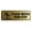 Brushed Gold, variant on Standard Please Watch Your Step (Rock) Sign (Brushed Silver) - Small