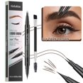thumbnail image 4 of SharkTRUE Waterproof Two-Pronged Eyebrow Pencil With Brush: Long-Lasting, Natural & Precise Makeup Tool, 4 of 8