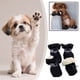 thumbnail image 4 of Botas de Perro Perros de Tamaño Medio, Zapatos de Perro de Invierno de Lana Caliente con Cinta Reflectante Y Cordón, Suelas Antideslizantes Perro Botas de Nieve para Perros Pequeños, Conjunto de 4, 4 of 5