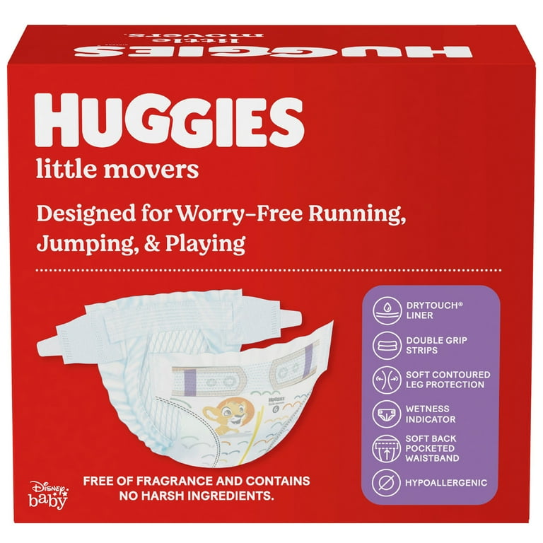 Huggies Little Snugglers Baby Diapers, Size 2, 128 Ct, Leak-Free