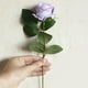 thumbnail image 4 of Elegante ramo de rosas artificiales para decoración de jardín, interior y exterior. Morado claro, 4 of 8