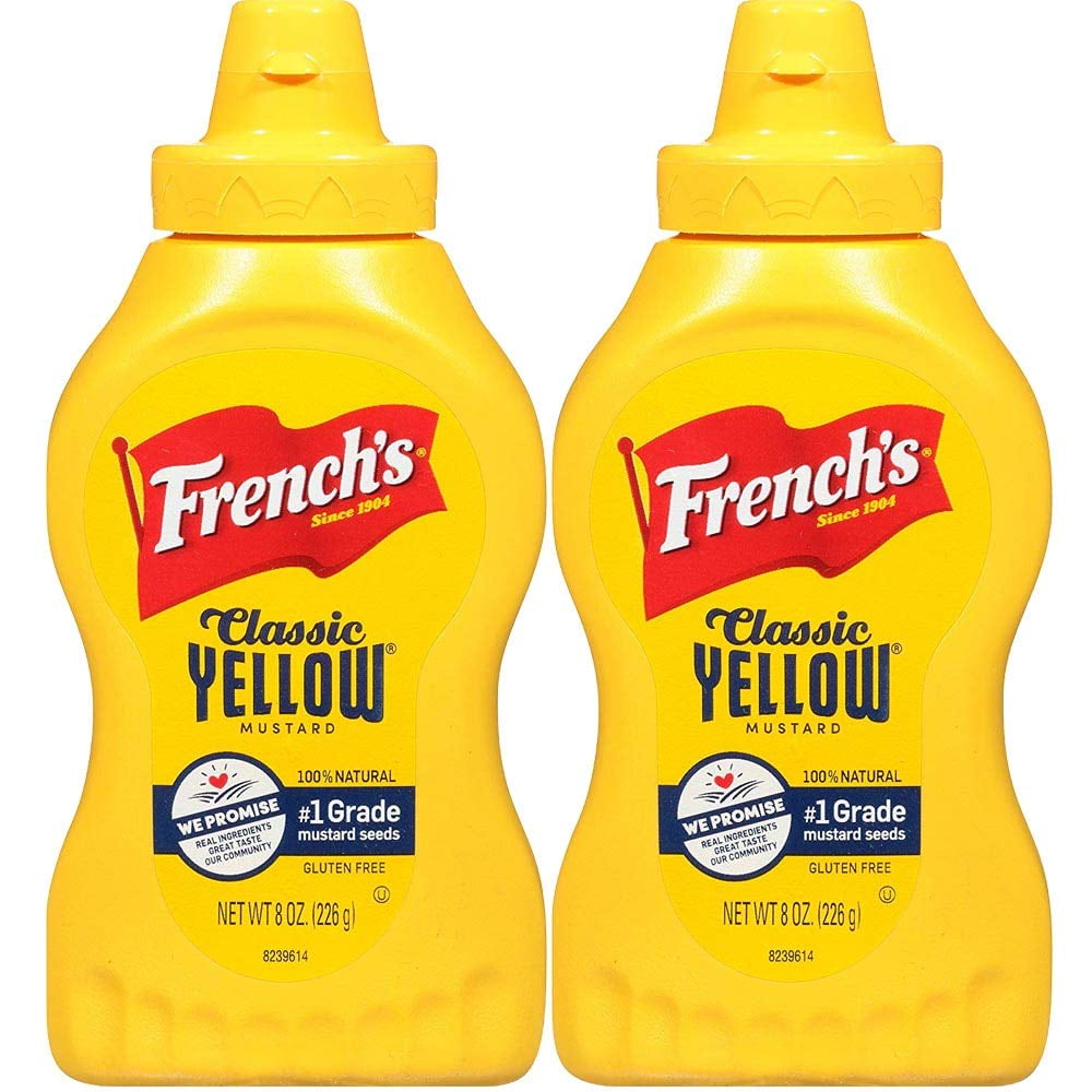 Frenchs Classic Yellow Mustard 8 Oz Bottle 2 Pack