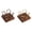 Black*1+Gold*1, variant on Ngheia Walnut Wood Sticky Note Holder, 3 x 3 inch Self Stick Note Pad Holder, Post It Note Dispanser Desk Accessories for schol and Ofice Desk Organizer