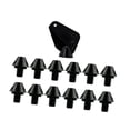 thumbnail image 4 of 12x Accesorios para calzado de atletismo, tacos para botas de fútbol, tacos para césped estables con rosca M6 para rugby, tacos para botas de fútbol Altura 8mm, 4 of 8