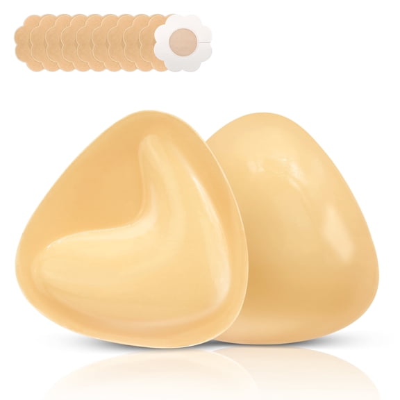 Aevumjoy Double-Sided Adhesive Inserts Ultra Push-Up Sticky Bra Pads for Enhanced Support & Lift