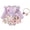 Purple2, variant on Gunia Toddler Outfits For Girls Ribbed Sleeveless Jumpsuit With Bow Detail Flared Hem Cute Bodysuit Outfit Girl Romper Clothes Set 0-18 Months