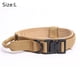 thumbnail image 2 of Apuakthei Collar táctico para perros de tamaño mediano, collar de entrenamiento con cierre metálico de liberación rápida, 2 of 5