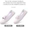 thumbnail image 5 of HARVEST LAND Slip-On Canvas Shoes for Women-Fashion Low-Top Flat Loafers with CloudFoam Insole, 5 of 11