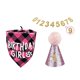 thumbnail image 3 of Encantadora Mascota Baberos Sombrero Pa?uelo Saliva Toalla Para Mascarada Rosa Sunnimix gato baberos sombrero, 3 of 6