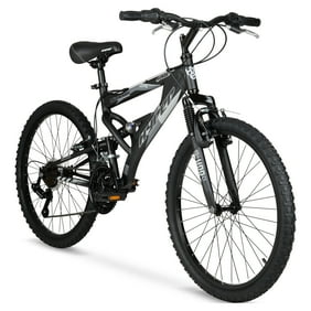 Hyper Bicycles 24" Havoc Mountain Bike, Children Ages 10-14, Black