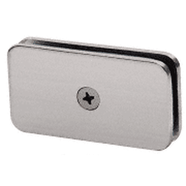 CRL GCB180BN Brushed Nickel 180 Degree Traditional Style Glass Clamp