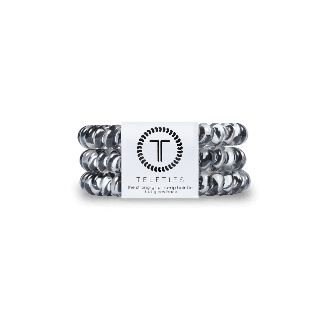 TELETIES Small Hair Ties, Zebra