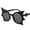 Black, variant on Eosunjian 1 Pair Unisex Retro Bat Shape Sunglasses Women Men Punk Eyewear Hip Hop Style Funny Sun Glasses Fashion Accessories