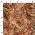 thumbnail image 6 of Soimoi Poly Taffeta Orange Fabric By the Yard - 56 Inch Wide - African Tribal Material - Artistic and Modern Patterns for Various Uses Printed Fabric, 6 of 6