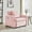 Pink, variant on S-HOME Adjustable Velvet Sofa Bed Chair with Folding Design, Modern Style for Adult Living Spaces, 1 Seat, Black