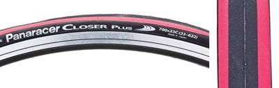 Panaracer Closer Plus PT Road Bike Tire //// 700x23c //// Folding //// Black//Red