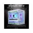 thumbnail image 2 of Lian Li O11DMIV2FW Mini Tower ATX Case White With Five Reverse Fans, 2 of 7